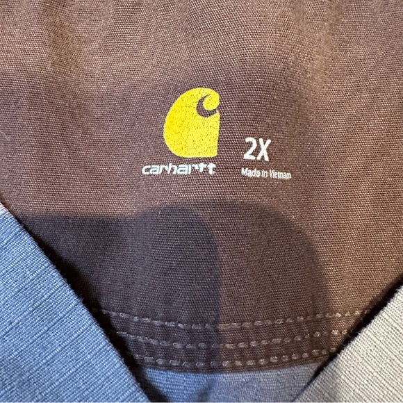 Bundle of 4 Carhartt Scrubs Tops Shirts 2X - Picture 8 of 8